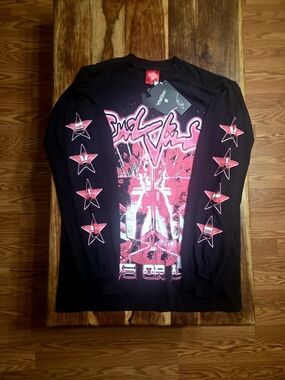 Evil Vice Black & Pink Men's Long-Sleeve Shirt